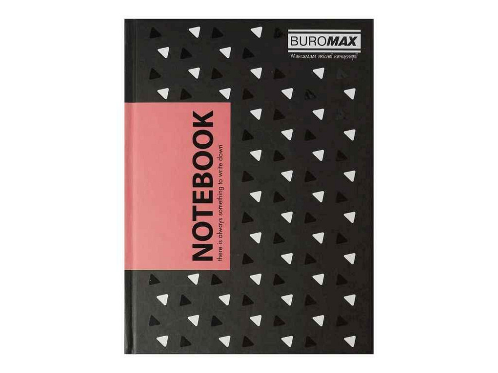 Записна книжка А5 96арк. INSOLITO клітинка тверда картонна обкладинка рожева ТМ Buromax Київ - фото 1