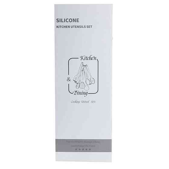 TS Kitchen Набір кухонного приладдя на підставці 6 шт сірий HP27473B Київ