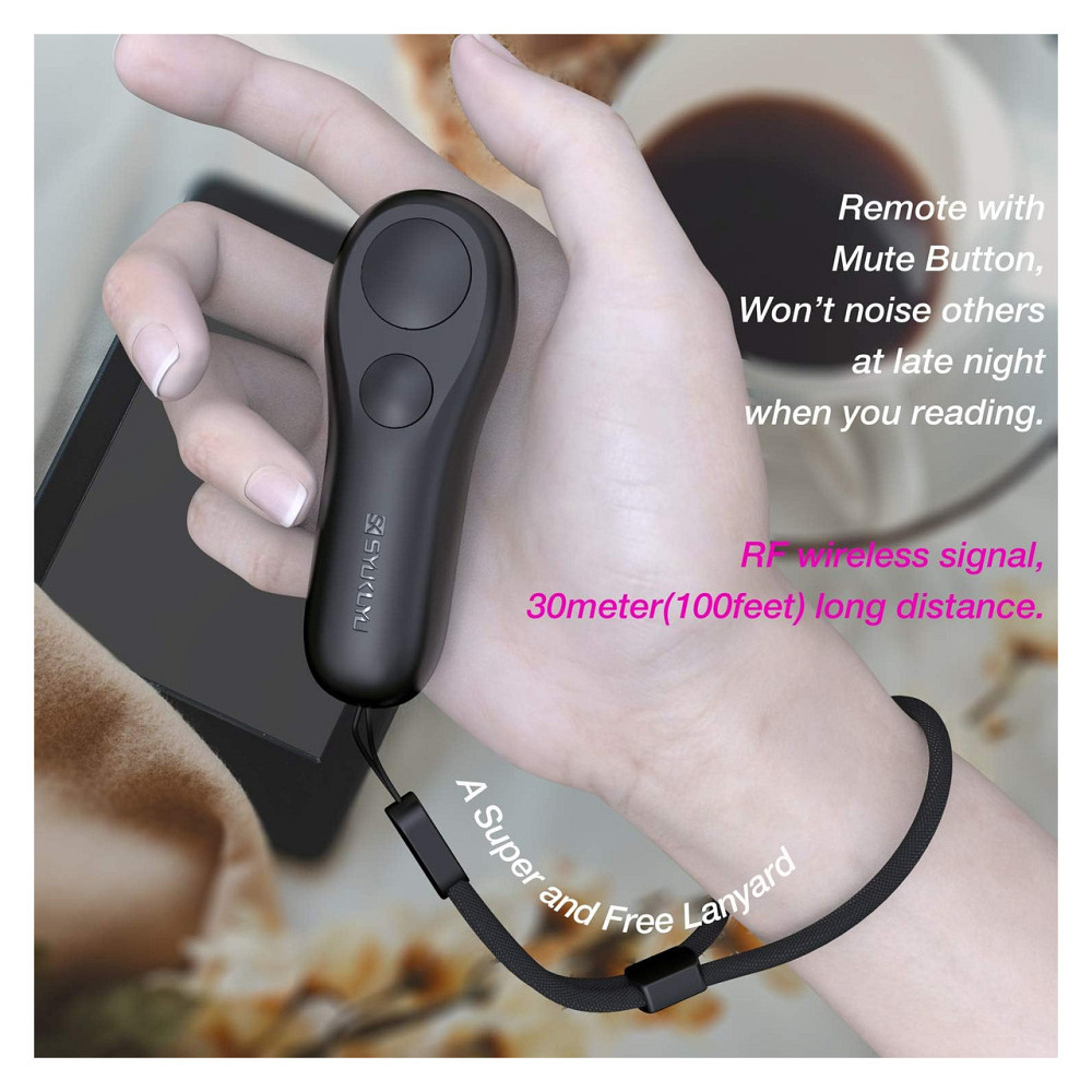 Пульт перелистування для сторінок SK SYUKUYU RF для Kindle iPhone iPad Android USB-C безшумний одноручний Київ - фото 6