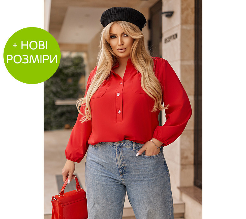 Жіноча блузка "Sellin" оптом | Норма і батал Київ - фото 1