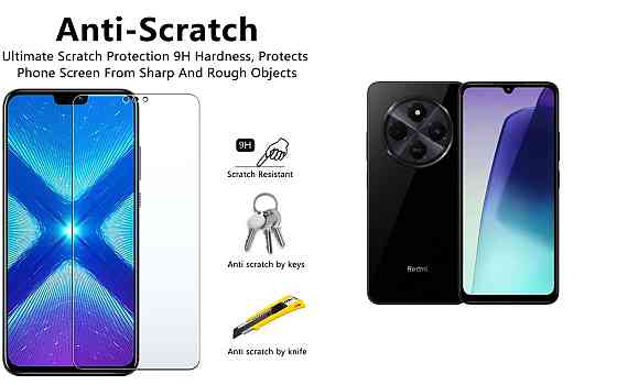 Защитное стекло NeoGlass для Xiaomi Redmi 14C – ультрапрозрачное и устойчивое Киев
