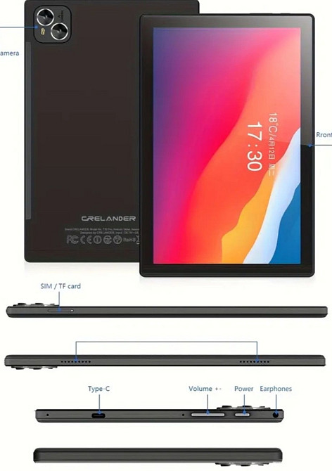 Новый планшет 6/128Gb, с комплектом, телефон, телефон-планшет Киев - изображение 4