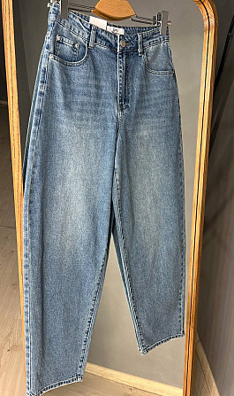 Джинси жіночі Cool Angels 3101 SKATER jeans банани висока талія стрейчеві світло сині, світло-синій, Одеса - фото 8