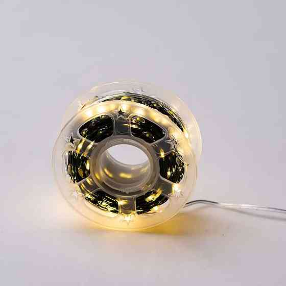 Гірлянда роса на пульті 50 метрів на 500 led світлодіодів крапля на зеленому дроті жовта 500L50MGY Коломия