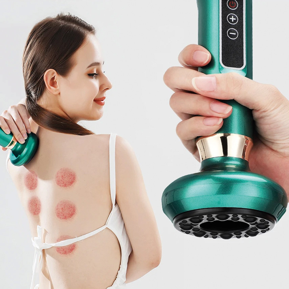 Вакуумний масажер з USB,6 режимів,Зелений SBR Київ - фото 8