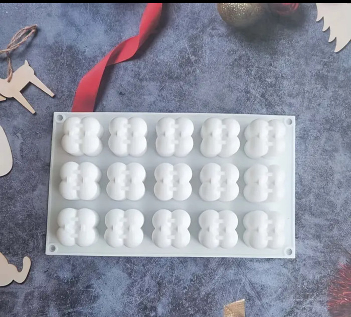 Форма силиконовая на 15 изделий 29 х 17 см Кристаллы антипригарная, для изготовления сладостей Одесса - изображение 2