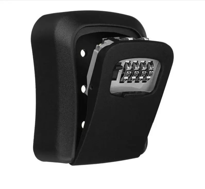 Портативний настінний сейф для ключів з кодовим замком (Чорний) Київ - фото 1