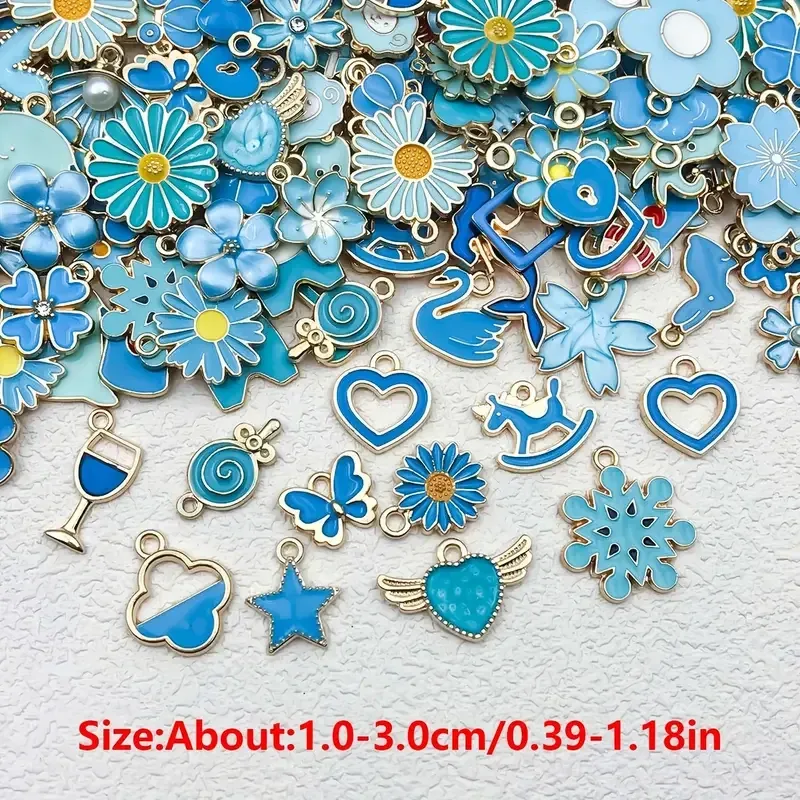 Набор эмалевых подвесок для творчества и рукоделия, 100 шт Киев - изображение 7