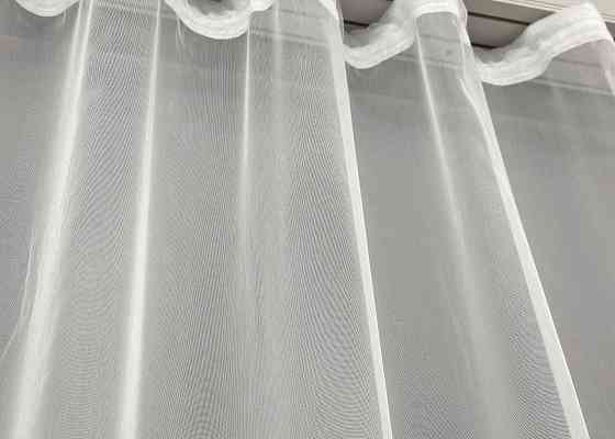 Тюль фатин з вишивкою колір молочний з пудровим 1468т Київ