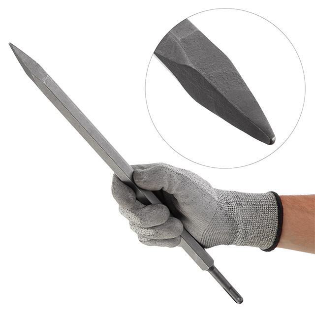 Зубило пікоподібне, SDS-Plus, 400×17 мм INTERTOOL SD-0442 Киев - изображение 2