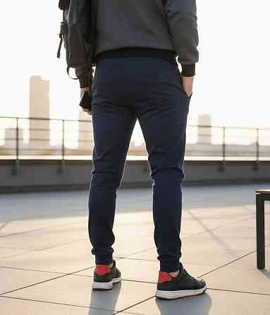 Теплые спортивные штаны мужские Синий 48 Харьков