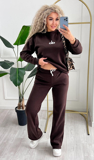 Женский спорт костюм со штанами палаццо Одесса - изображение 3