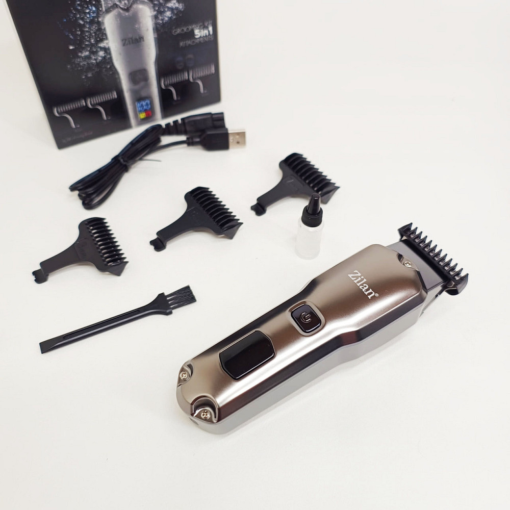 Електромашинка для стрижки, Аккумуляторная машинка-триммер для стрижки волос Триммер висков BD-27 Львов - изображение 7