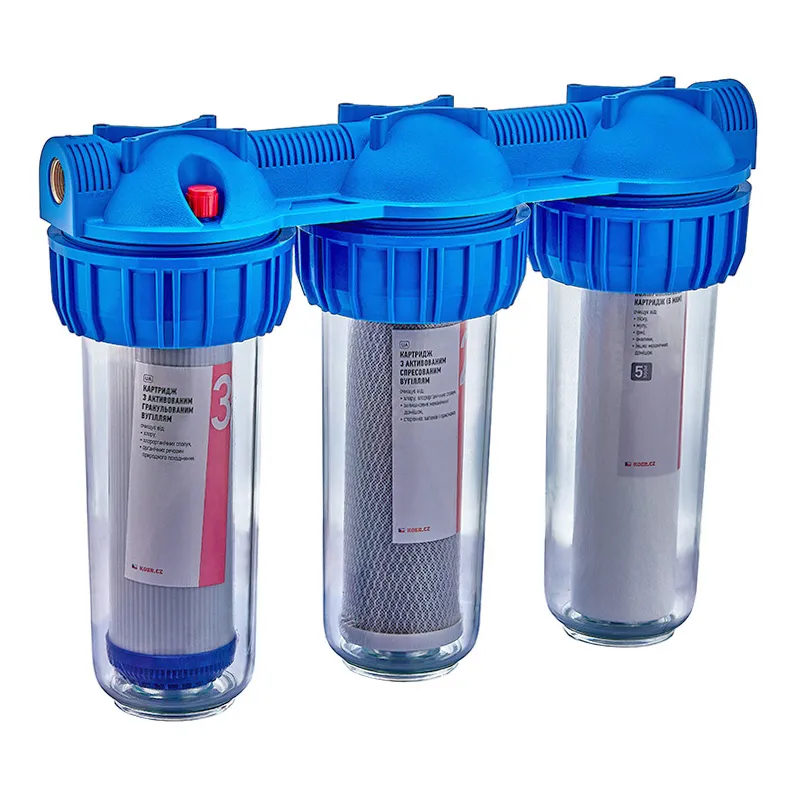Фільтр для холодної води Koer KV-26-1/2 (3 колби, 8 атм.) (KR5022) Київ - фото 1