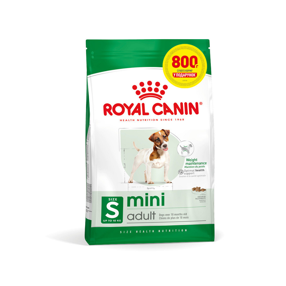 Корм для взрослых собак ROYAL CANIN MINI ADULT 3.2 кг + 800 г в подарок Киев - изображение 1
