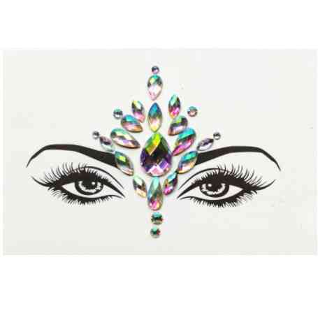 Стрази для обличчя one size різнобарвний Київ