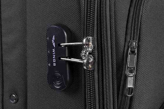 Валіза тканинна WINGS 1706 мала 55 см сіра 4 колеса Київ