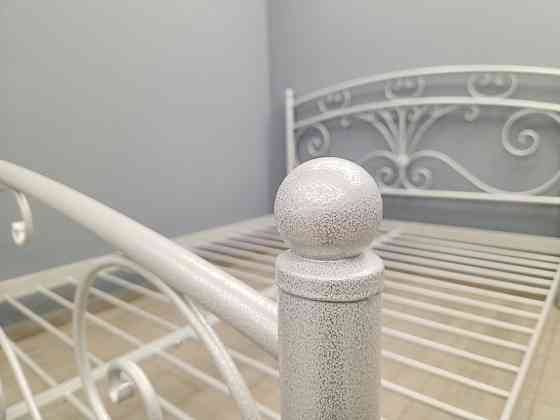 Двоспальне металеве ліжко Дармера від ТМ Теnero 180х190, Щит ДВП, 1 ящик Харків