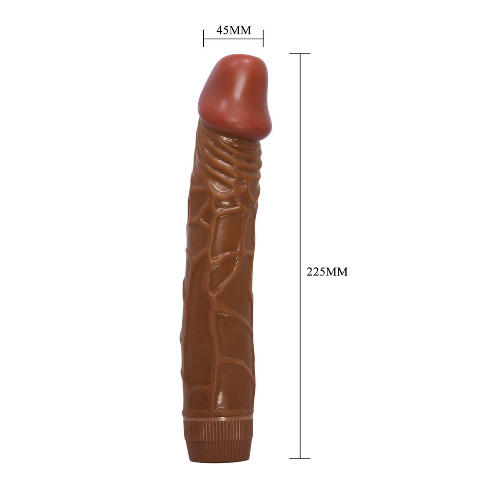 Вібратор - Barbara Bob Vibrator 8,8" Brown Sex Aura Київ - фото 8