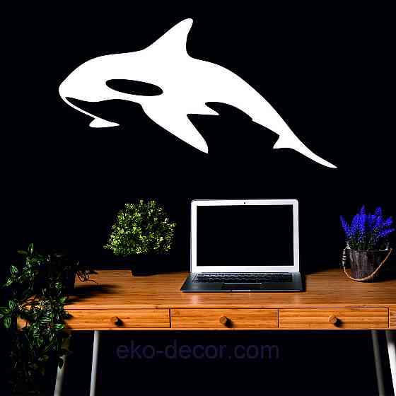 Декоративное настенное Панно «Касатка» Декор на стену 70*31 см, Белый Киев