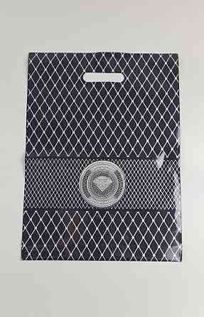 Пакет\прорезн\р (30*40) Диамант черный 