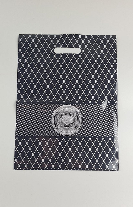 Пакет\прорезн\р (30*40) Диамант черный 