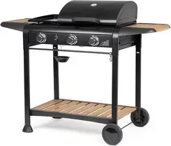 Гриль Bizzotto Grill Węglowy Ogrodowy Loni 133X57 Czarny Stal (790317) Киев - изображение 1