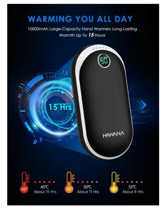 Акумуляторна грілка для рук AJVV HYNS02 Луцьк - фото 3