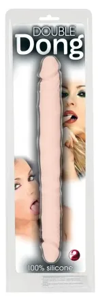 Фалоімітатор для двох DOUBLE DONG (тілесний) Sex Aura Київ