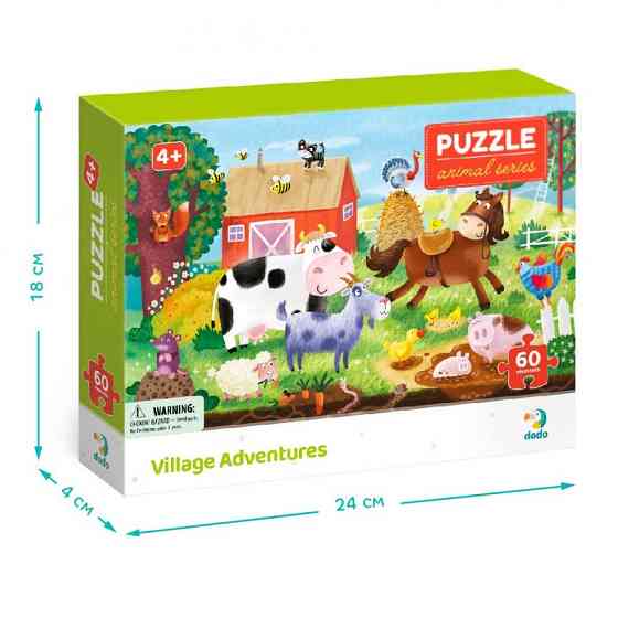 Дитячий пазл "Сільські пригоди" 300377, 60 деталей Вінниця
