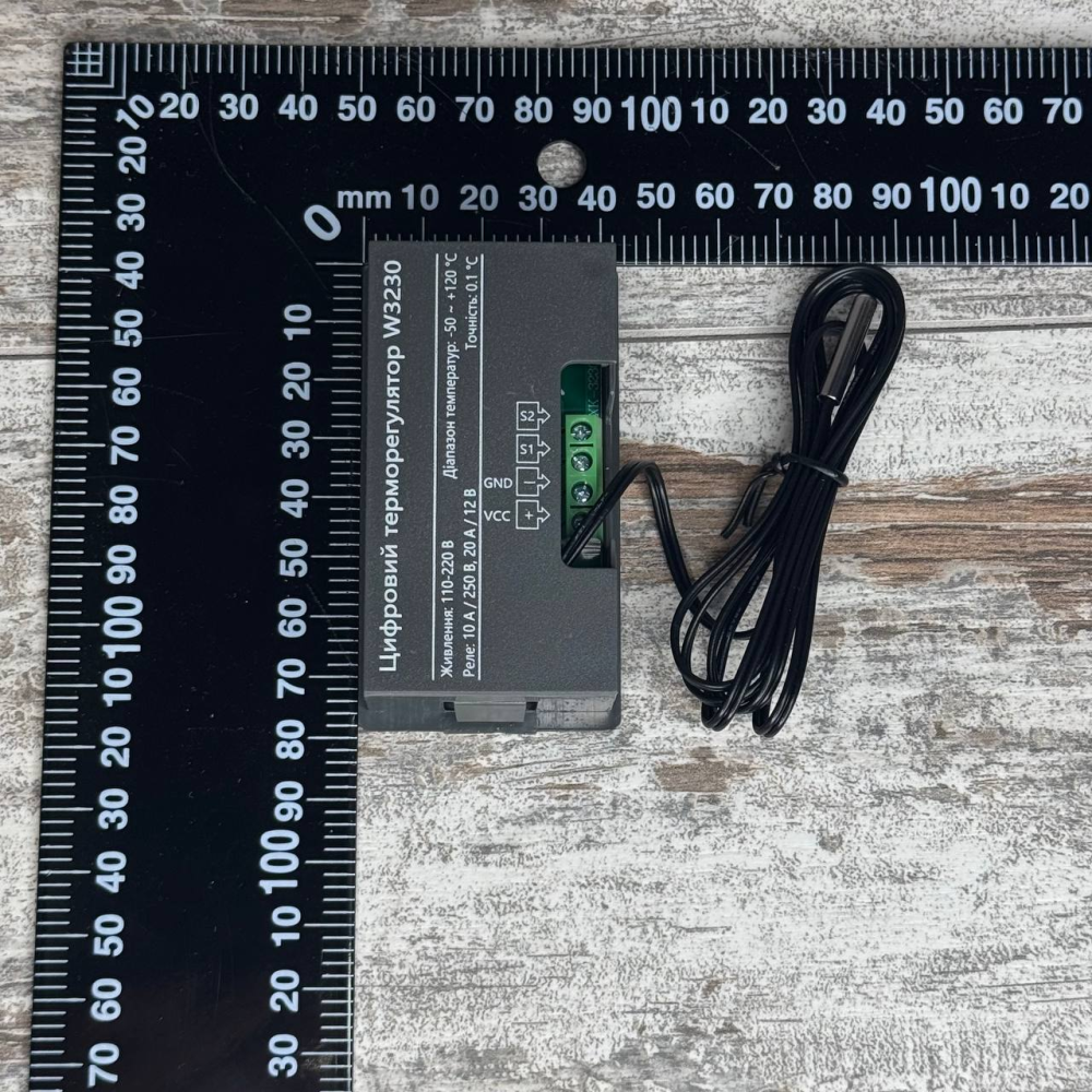 Терморегулятор W3230 с датчиком NTC10K, AC 220В, диапазон -50~120°C, режим нагрева и охлаждения Киев - изображение 3