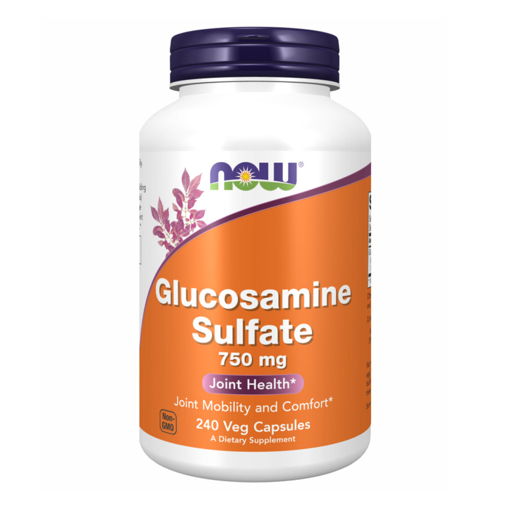 Глюкозамин сульфат Now Foods Glucosamine Sulfate 750mg 240 vcaps Киев - изображение 1