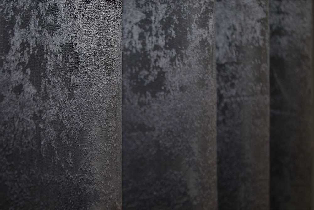 Комплект коротких штор VR-Textil Жакард Sultan YL № 1211ш Графітовий 130х170 см 2 шт (35-0004) Київ - фото 7