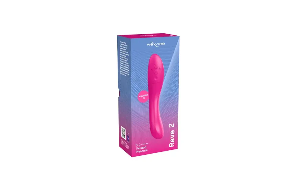 Смарт-вібратор We-Vibe Rave 2 Twisted Pleasure Pink, для точки G та входу в піхву, 2 мотори Львів - фото 8