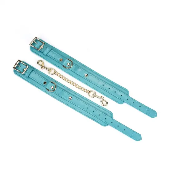Поножи Liebe Seele Blue Lamb Leather Ankle Cuffs with Velvet Lining Львов