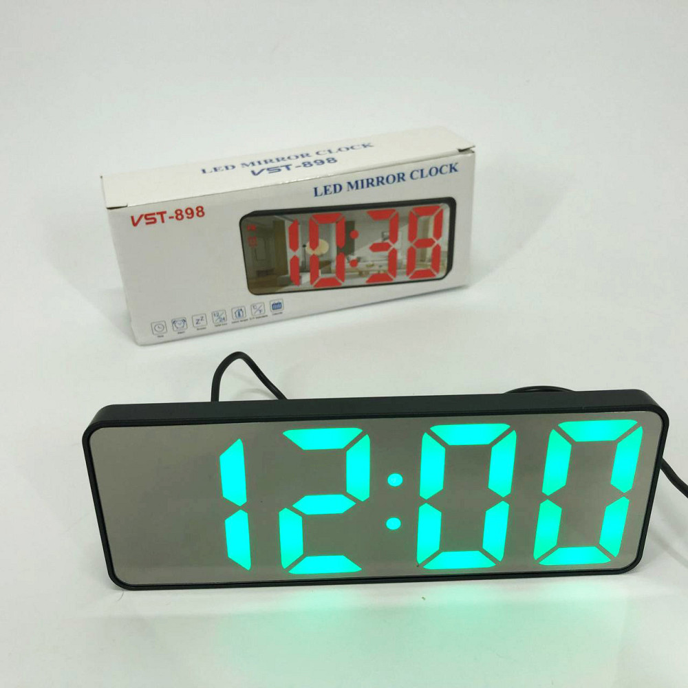 Красивий настільний годинник, Годинник настільний цифровий електронний led Світлодіодне табло OC-87 Львів - фото 2