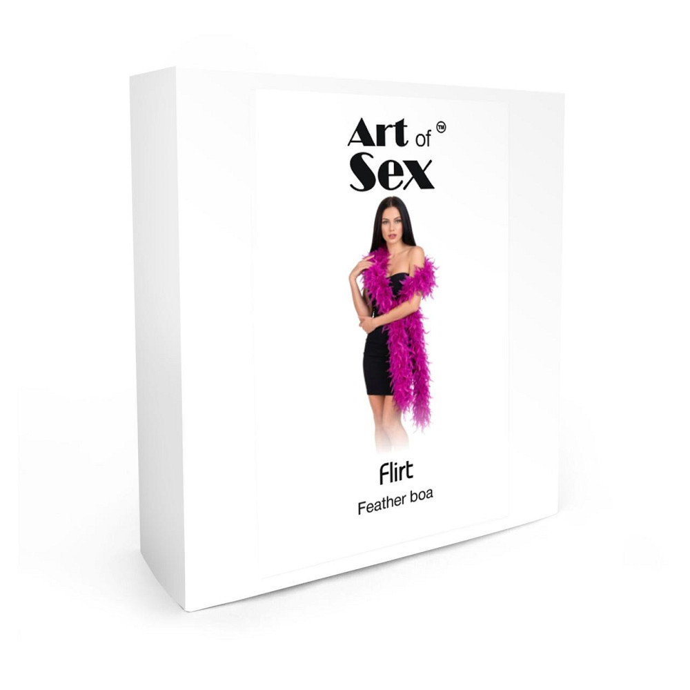 Боа з пір’я Art of Sex, довжина 2 метри, колір маджента Sex Aura Київ - фото 3