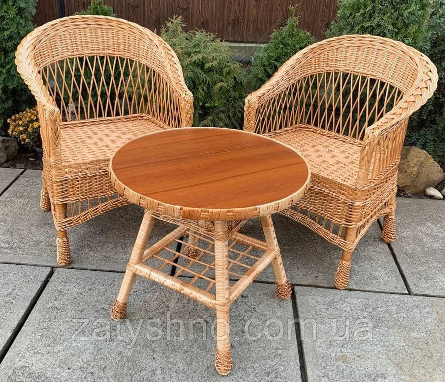 Набор мебели плетеный для балкона Киев - изображение 5