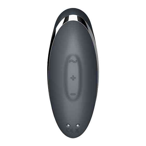 Вібростимулятор-пульсатор Satisfyer Tap & Climax 2 Grey, ефект постукування пальцем Sex Aura Київ