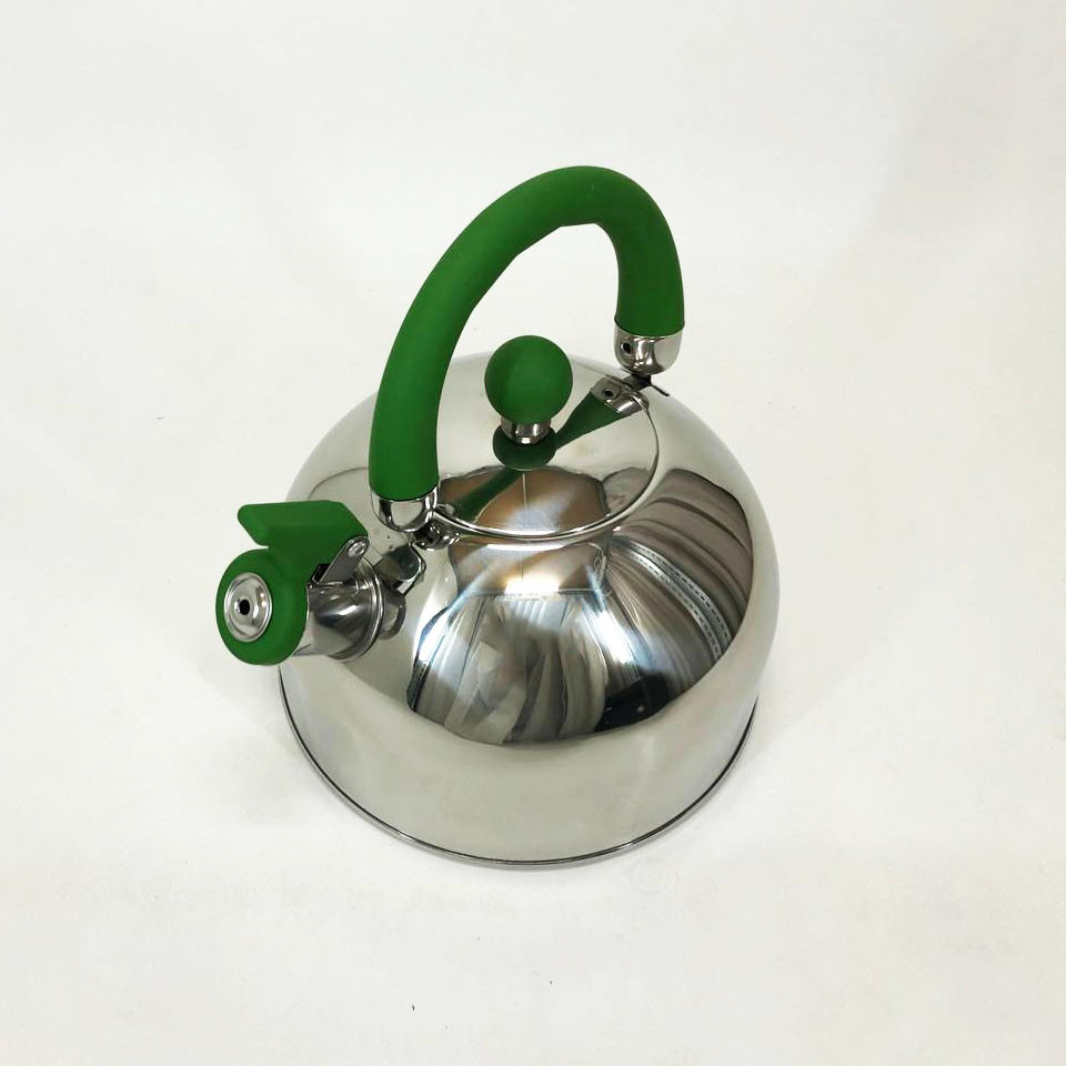 Стильный чайник из нержавеющей стали с свистком, Чайники со свистком наплитные, Чайник для воды на газ BH-57 Львов - изображение 3