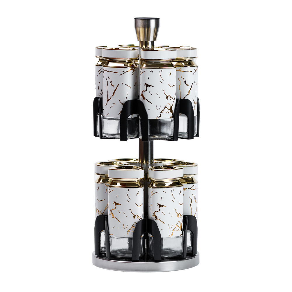 Набір спецій на підставці-каруселі, 12 баночок Київ - фото 4