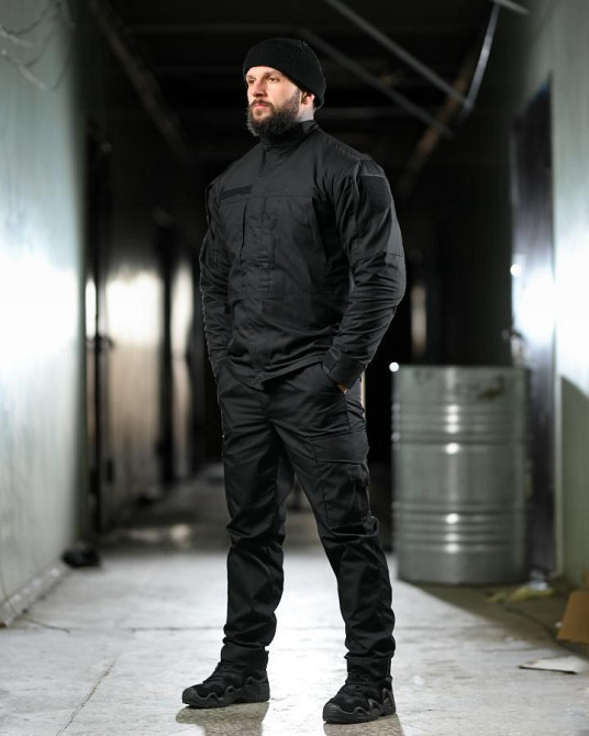 Уставной тактический костюм черный   РА5050 Одесса - изображение 3