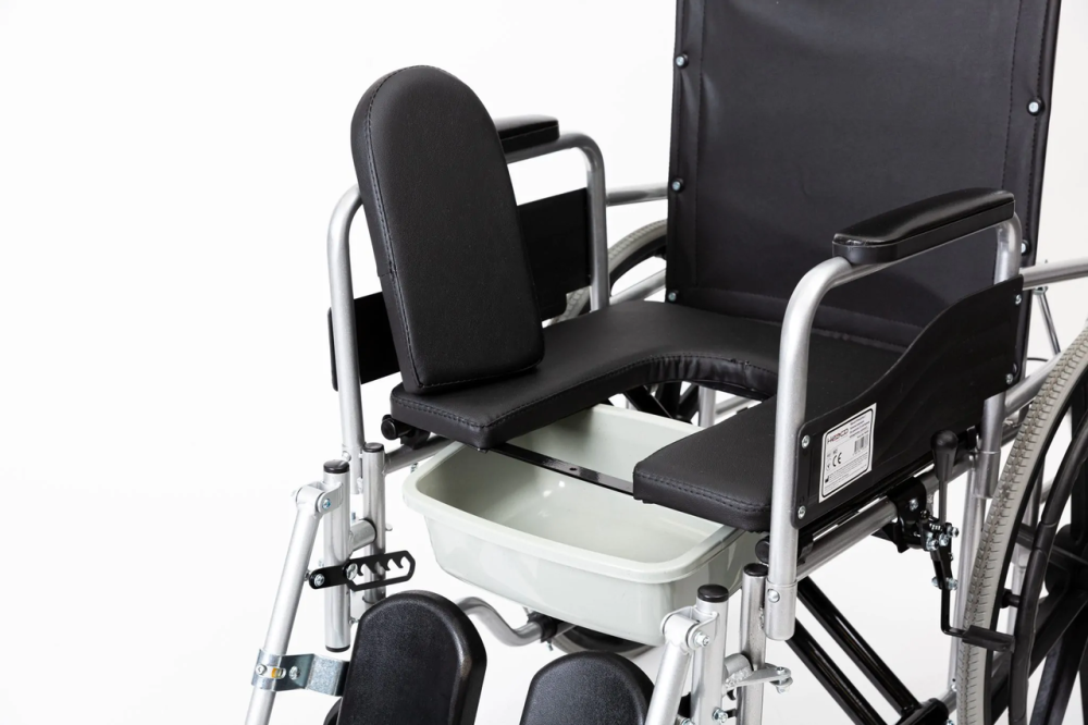 Кресло колесное с санитарным оснащением PM240 Днепр - изображение 3