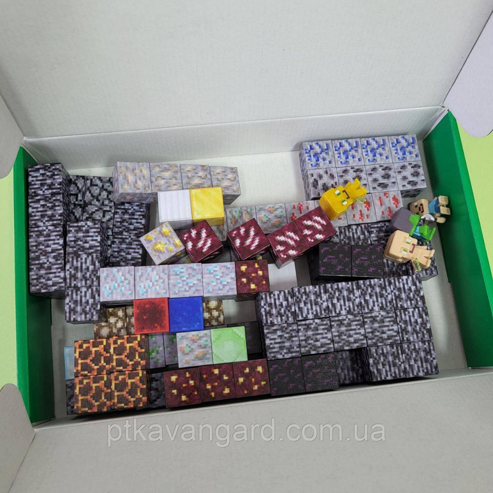 Магнітний конструктор майнкрафт печера 121 магнітних блока Dream World LZCK 058 Хмельницький - фото 6