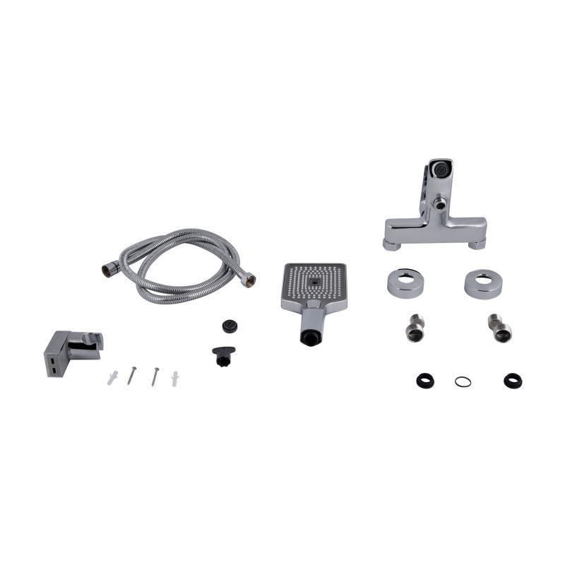 Смеситель для ванны c душевым гарнитуром Qtap Aries QTARI259CRM45559 Chrome Харьков - изображение 5