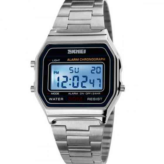 Чоловічий годинник Skmei Popular Silver Київ