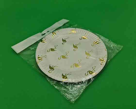 Тарелки бумажные одноразовые детские 