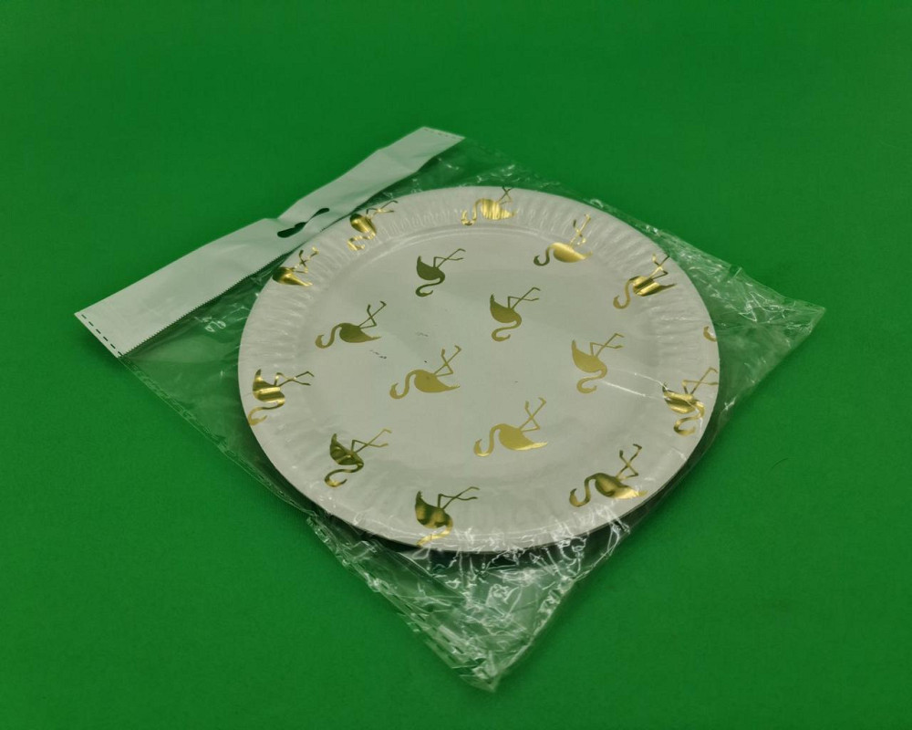 Тарелки бумажные одноразовые детские 