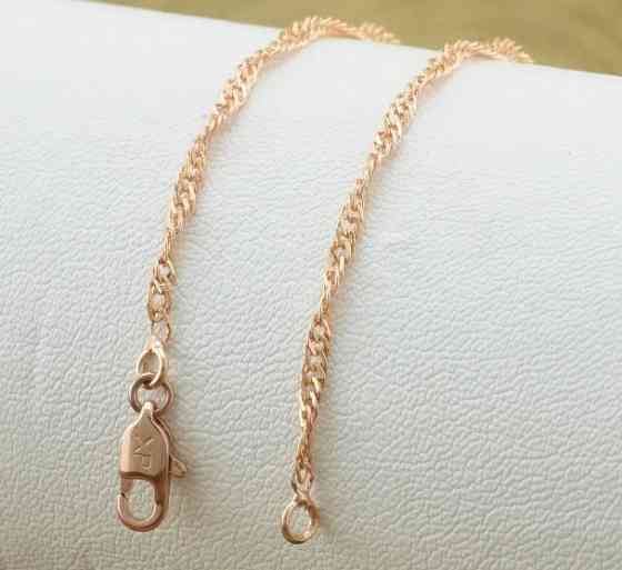 Браслет Xuping 30440, довжина 21см, ширина 2мм, позолота РО Київ