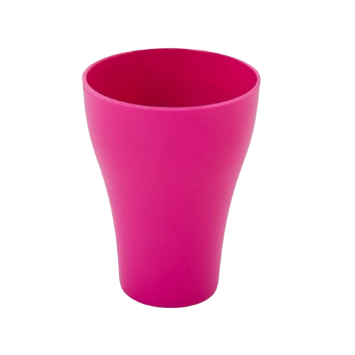 Склянка 0,25 л пластик темно-рожевий Алеана Житомир - фото 1